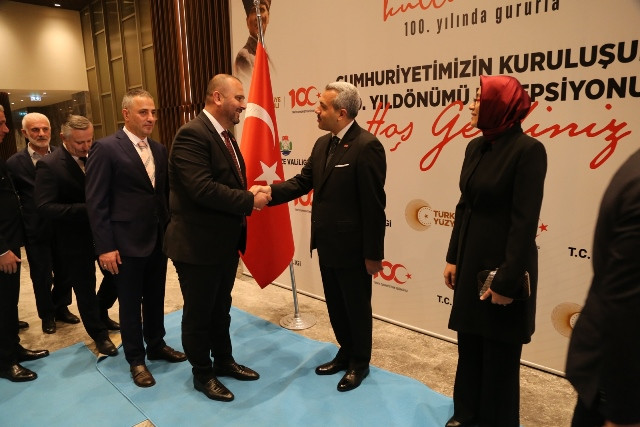 RİZE'DE 100. YIL CUMHURİYET RESEPSİYONU