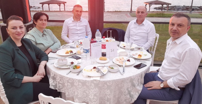 RİZE VALİSİ KEMAL ÇEBER'İN VEDA YEMEĞİ
