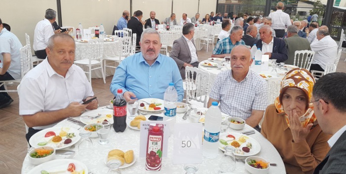 RİZE VALİSİ KEMAL ÇEBER'İN VEDA YEMEĞİ