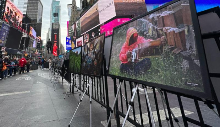Rizeli fotoğrafçı Resul çelik 'den Times Meydanı’nda ‘Türkiye’ sergisi