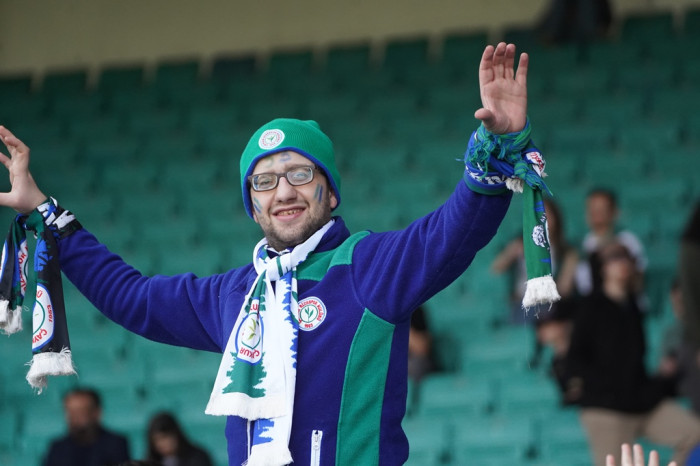 RİZESPOR BODRUMSPOR TRÜBÜNLERDEN RENKLİ GÖRÜNTÜLER
