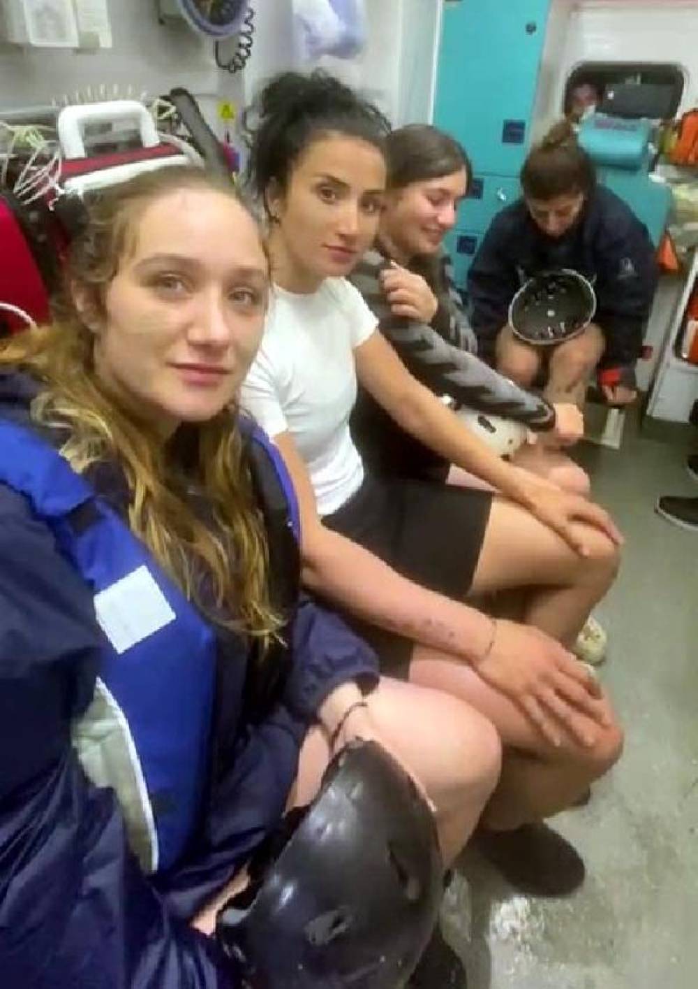 Parkur bitişini kaçırıp kaybolan 4 kadın rafting sporcusu Melen Barajı'nda bulundu / Ek fotoğraf