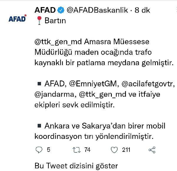Amasra'da maden ocağında patlama: 6 yaralı (6)