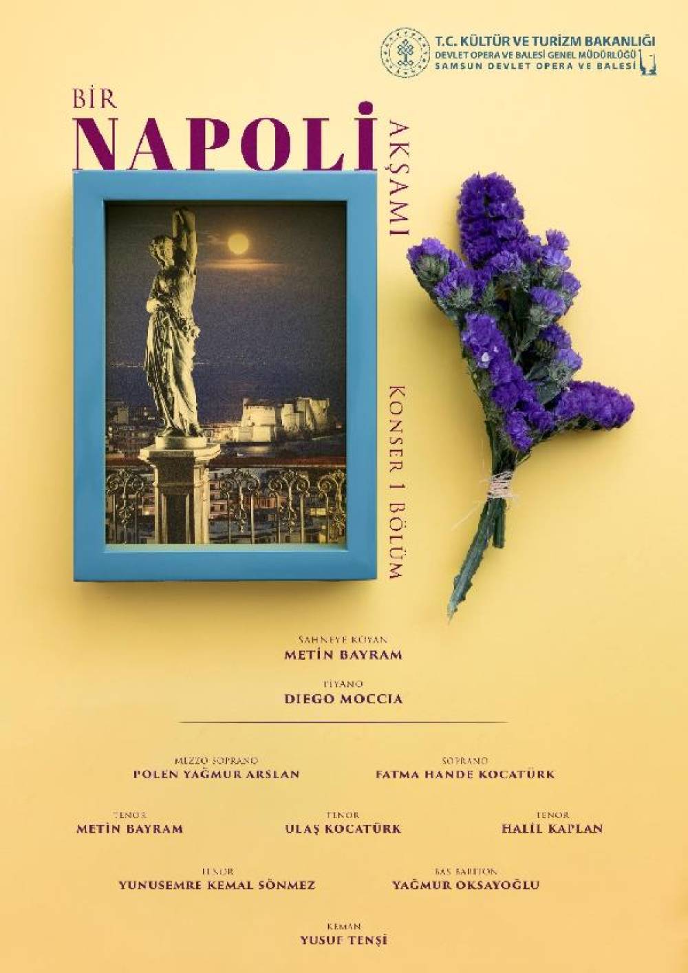 'Bir Napoli Akşamı' konseri müzikseverlerle buluşacak