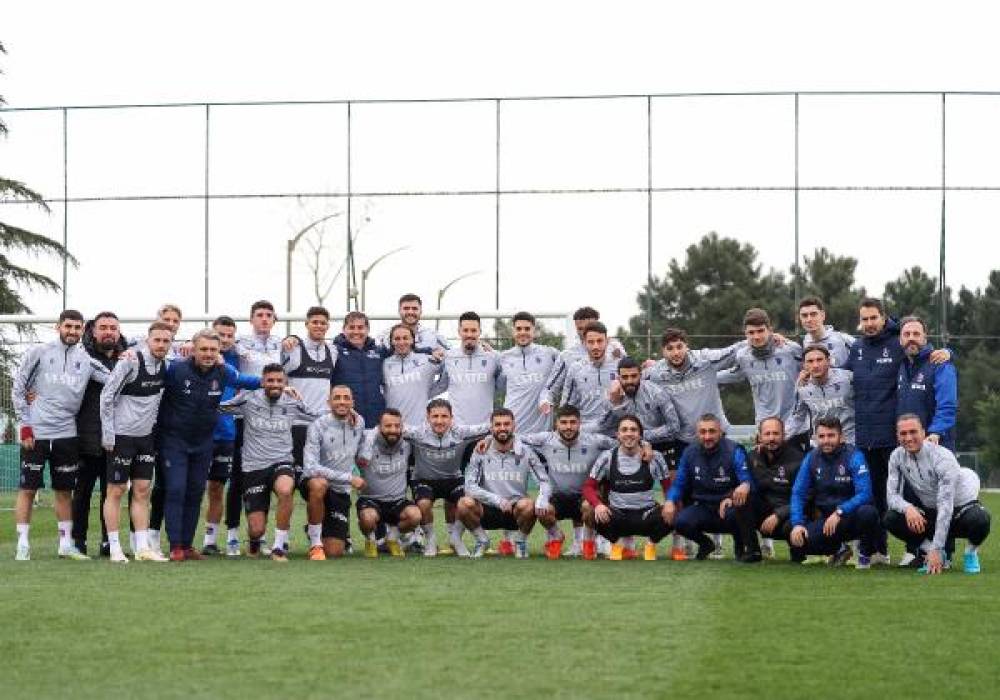 Trabzonspor, Orhan Ak ve teknik ekiple son idmanına çıktı