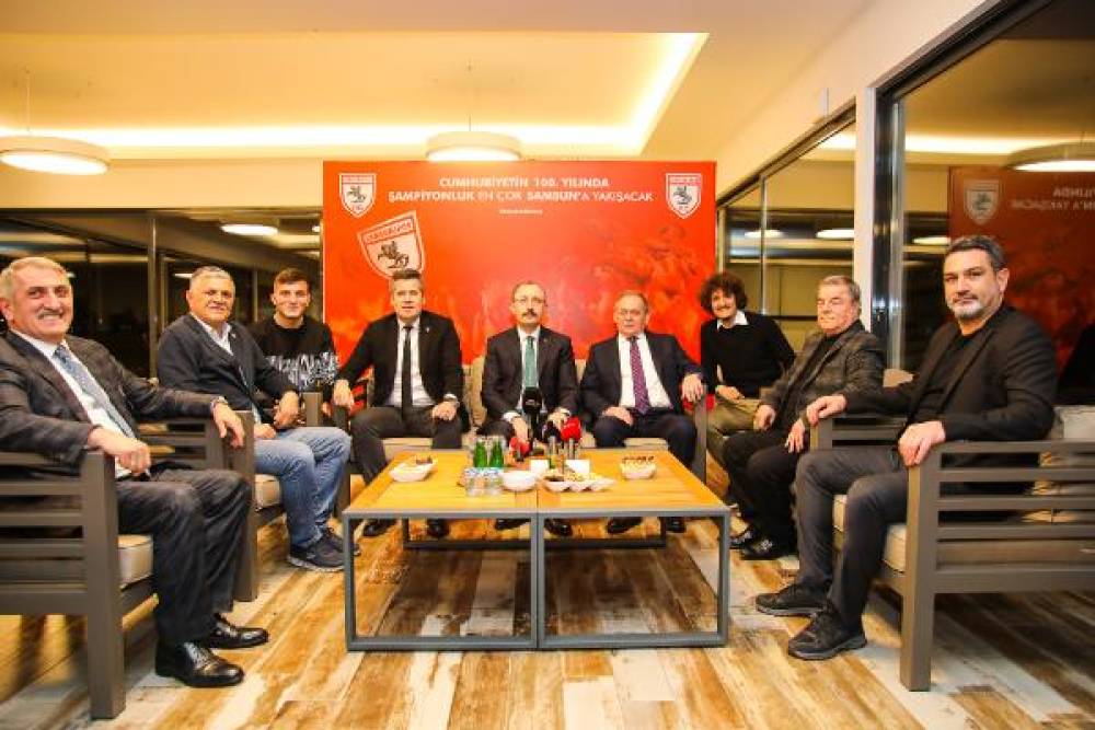 Bakan Muş: Samsunspor’un Süper Lig’e çıkması bizi sevince boğdu