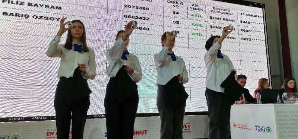 Ordu&rsquo;da 'İlk Evim, İlk İş Yerim' projesinde 1611 konutun kurası &ccedil;ekildi