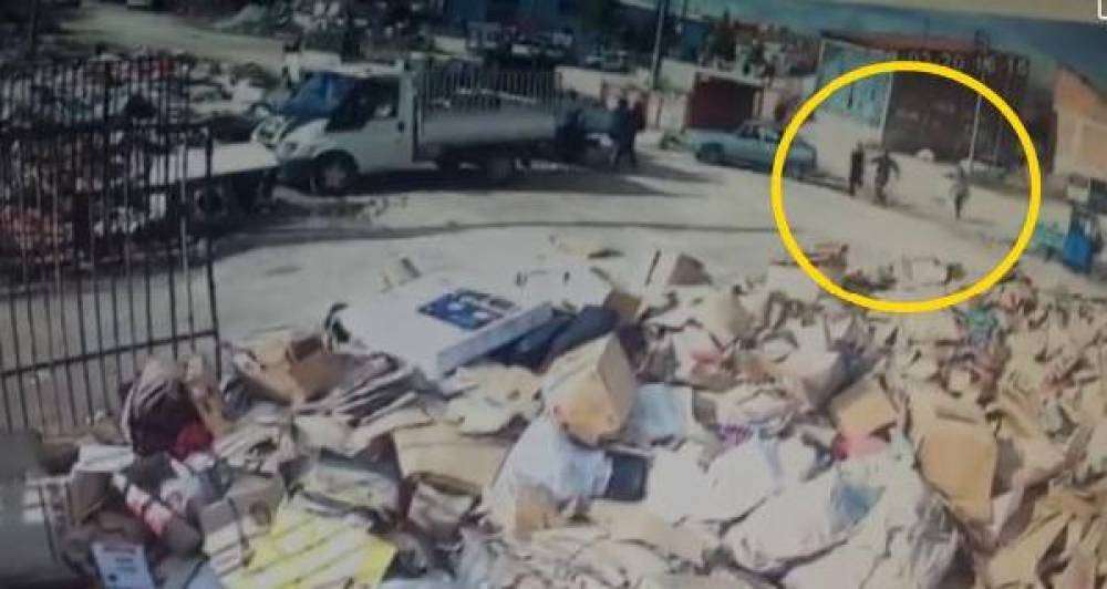 Yeğen cinayeti kamerada