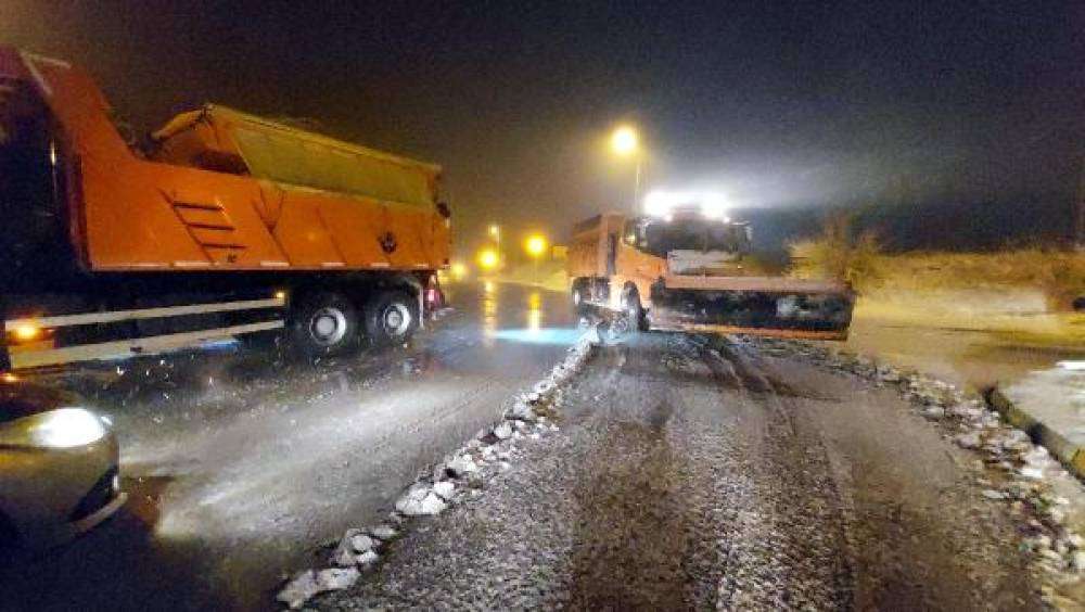 Bolu Dağı'nda kar yağışı başladı