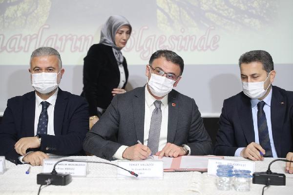 Tokat'ta 'Çınarların Gölgesinde' projesinin protokolü imzalandı