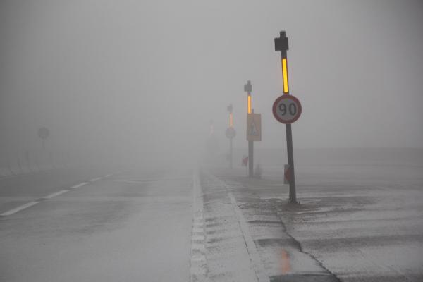 Bolu Dağı'nda sis ve yağmur trafiği yavaşlattı