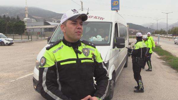 Amasya&rsquo;da trafik ekiplerinden kış lastiği denetimi
