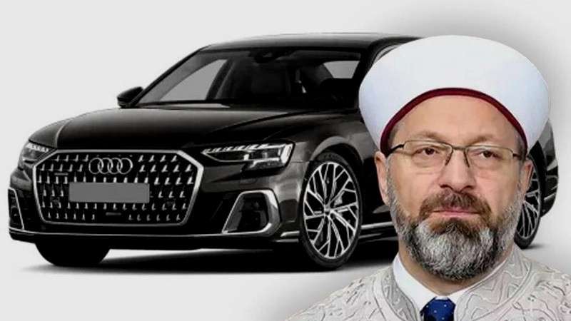  Ali Erbaş, Audi A8’i iade etti!