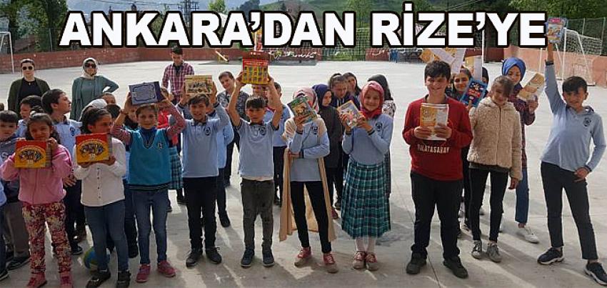 Alkan Alkan'dan Rize'deki Okullara Kitap Bağışı