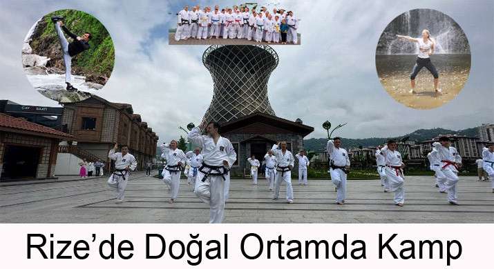 Almanya’dan geldiler, Ayder’de tekvando kampı yaptılar