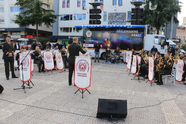 Samsun'da 29 Ekim kutlamaları, bando konseri ile başladı