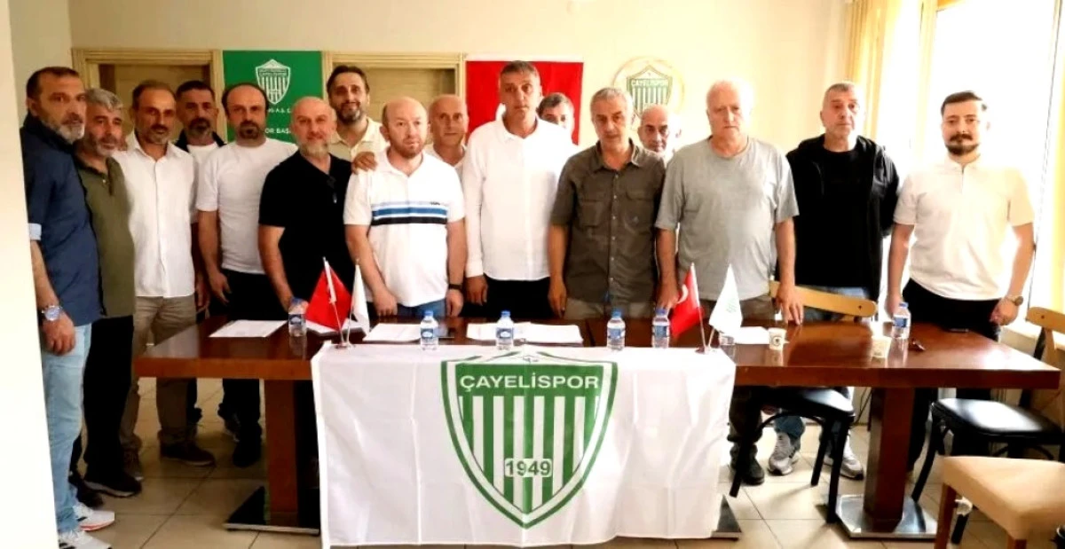 ÇAYELİSPOR YENİ BAŞKANINI SEÇTİ İŞTE YENİ YÖNETİM