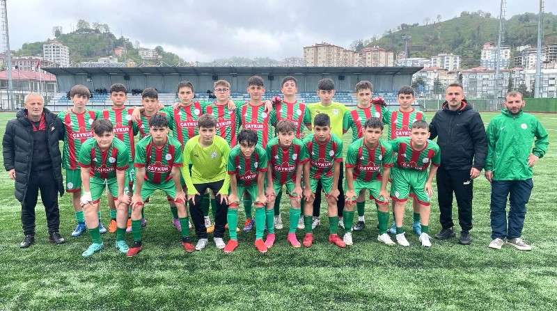 ÇAYKURSPOR U15 TAKIMI DOLUDİZGİN İLERLİYOR