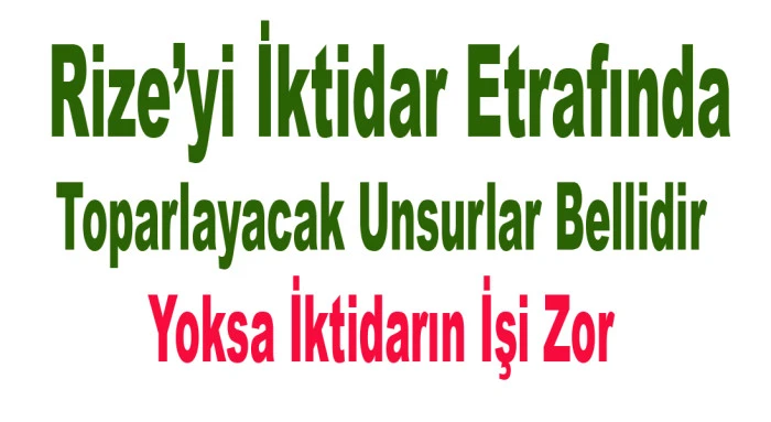 CHP RİZE MİTİNGİ: SAHİBİNİN SESİ