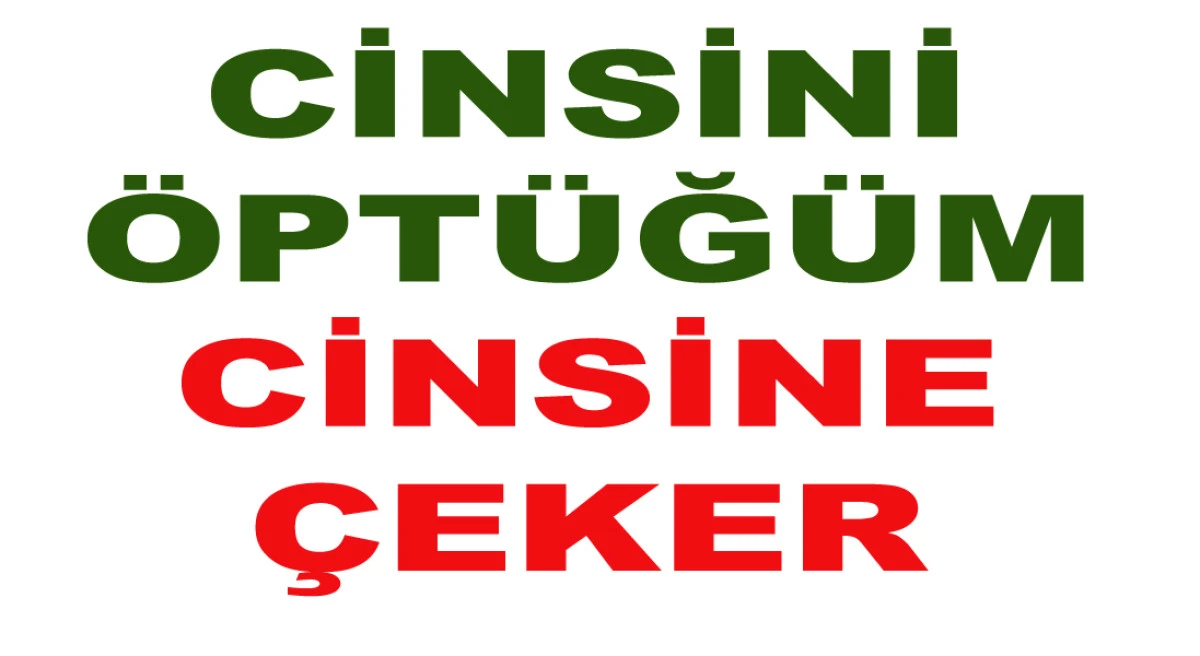 CİNSİNİ ÖPTÜĞÜM CİNSİNE ÇEKER