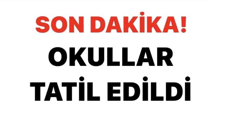 DEPREM 3 İL'DE OKULLARI TATİL ETTİ.