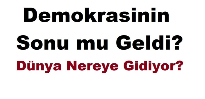 D&Uuml;NYA'NIN &Ccedil;İVİSİ DIKTI. D&Uuml;NYA BİR DELİYE Mİ EMANET
