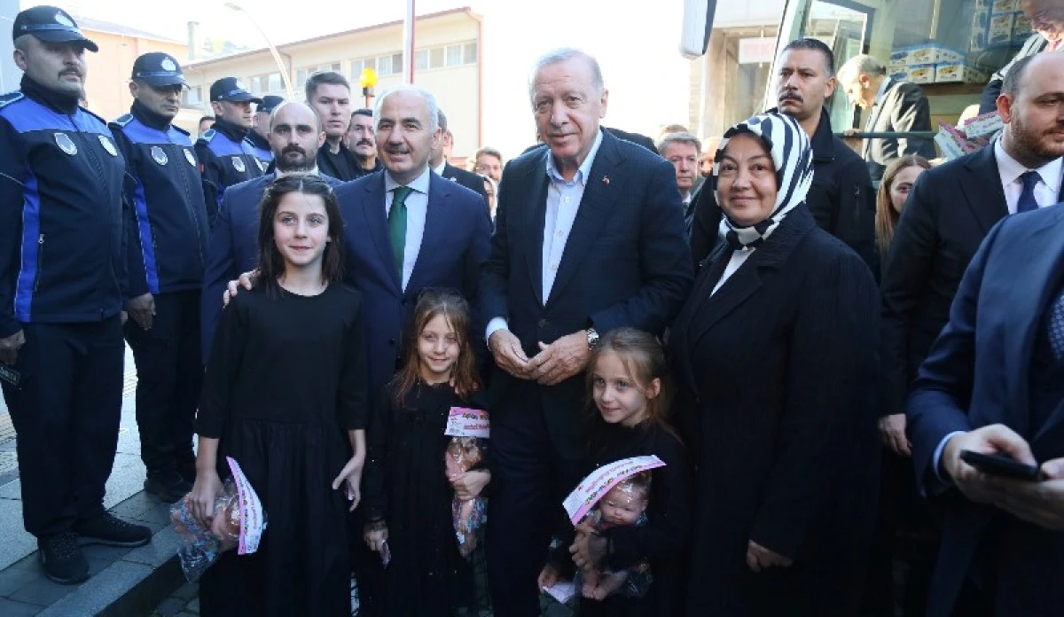 ERDOĞAN’DAN RİZE BELEDİYESİ’NE ZİYARET