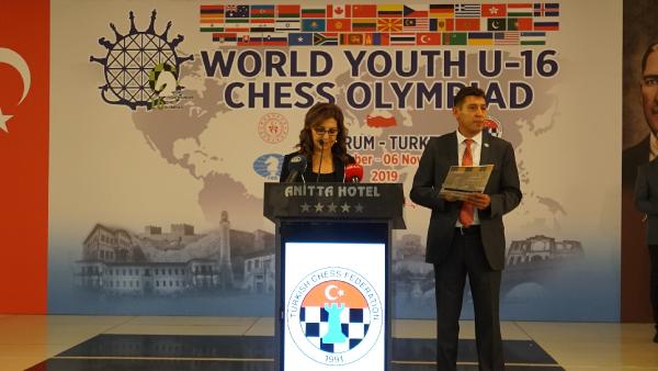 Dünya 16 Yaş Altı Satranç Olimpiyatları, Çorum’da başladı