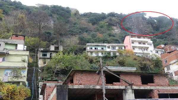 60 tonluk kaya tehdidi altındaki 19 eve yıkım kararı