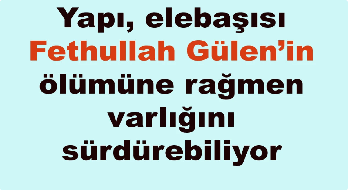 FETÖ NEDEN ÇÖZÜLMÜYOR?