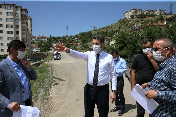 Başkan Eroğlu, mahallelerde incelemede bulundu