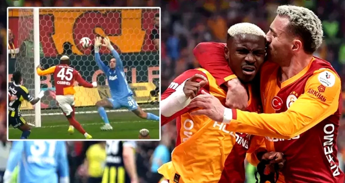 GALATASARAY FENERBAHÇE'Yİ YENEREK 4. ŞAMPİYONLUĞUNU İLAN ETTİ GİBİ