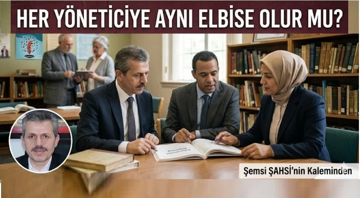 HER Y&Ouml;NETİCİYE AYNI ELBİSE OLUR MU?