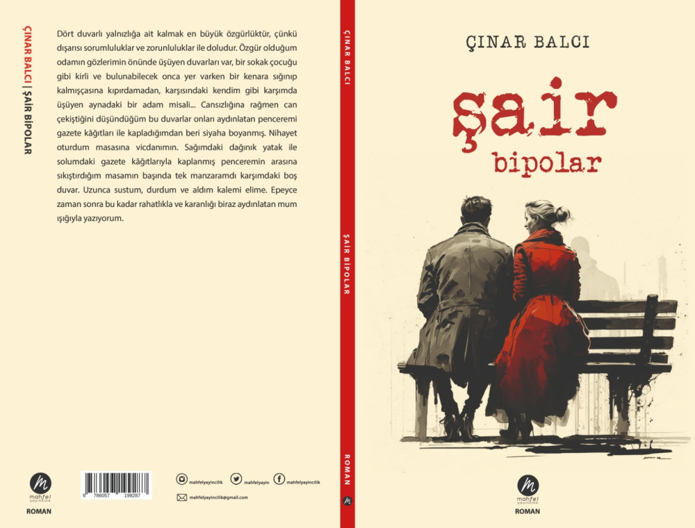 Çınar Balcı'nın ''Şair Bipolar'' Adlı İlk Romanı Mahfel Yayıncılık'tan Çıktı!