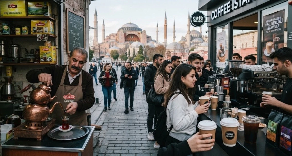 RİZE ÇAYININ EN BÜYÜK RAKİBİ ARTIK İTHAL KAHVELER