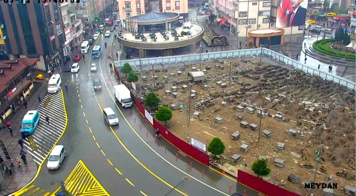 RİZE MEYDANININDAKİ ÇALIŞMANIN SEBEBİ BELLİ OLDU