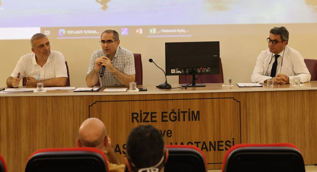 RİZE ŞEHİR HASTANESİ MASAYA YATIRILDI.
