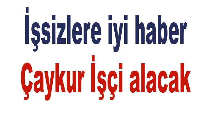 RİZE VE BÖLGEYE İYİ HABER