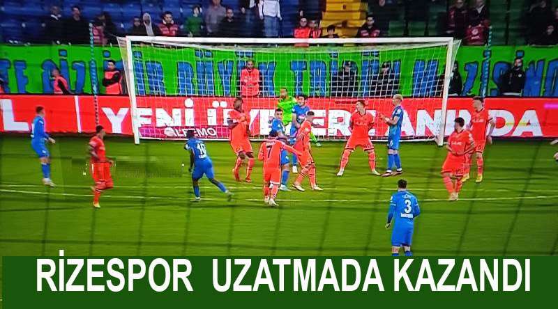 RİZE'DE   3  PUAN SEVİNCİ
