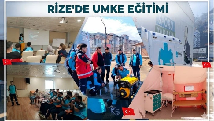 Rize'de Acil M&uuml;dahale &Uuml;nitesi ve EKG Eğitimi 