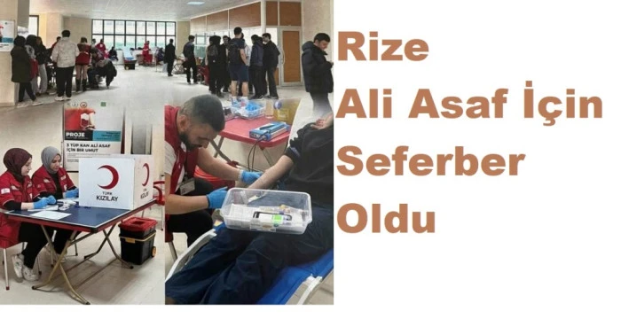 RİZE'DE  ANLAMLI  DUYARLILIK .B&Uuml;Y&Uuml;K DESTEK  VERDİLER
