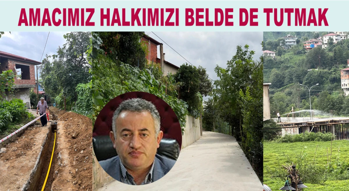 RİZE'DE BAŞKANIN TEK AMACI VAR