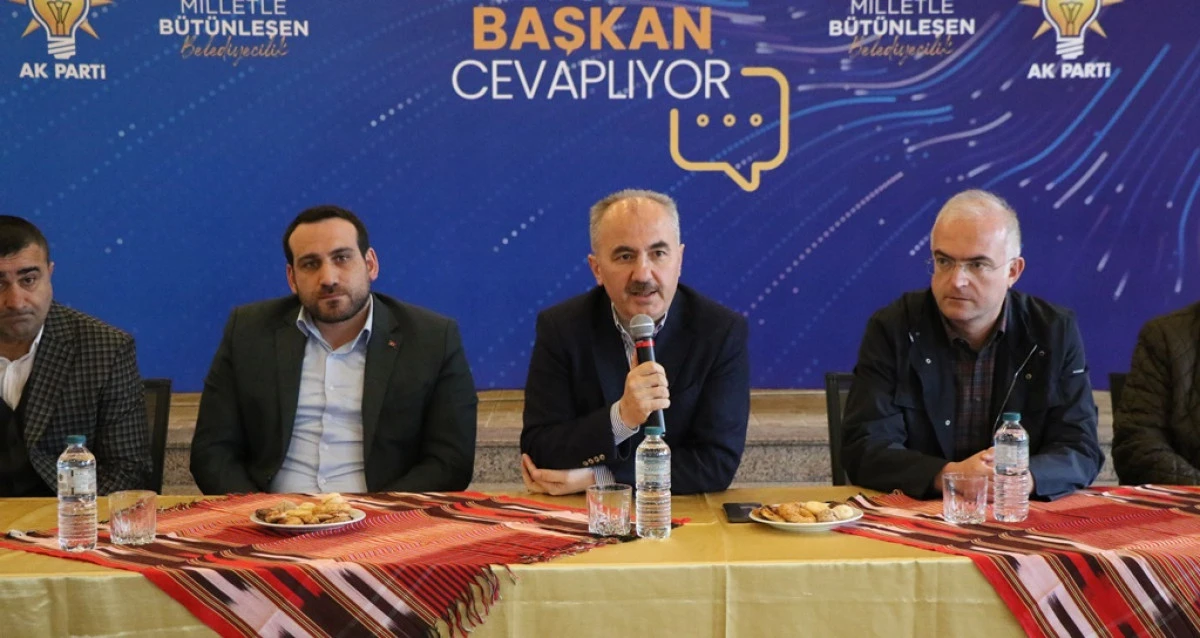 RİZE'DE VATANDAŞ SORDU   BAŞKANLAR CEVAPLADI 