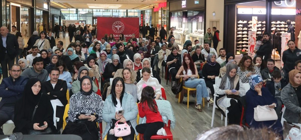 Rize’de gebelere özel etkinlik büyük ilgi gördü