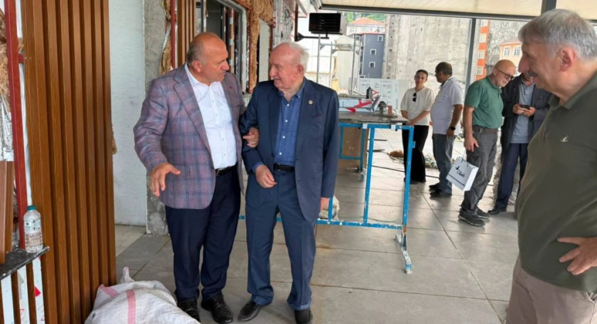 RİZE'DE RİZE'NİN EVLADI MESUT YILMAZ'A VEFA &Ouml;RNEĞİ