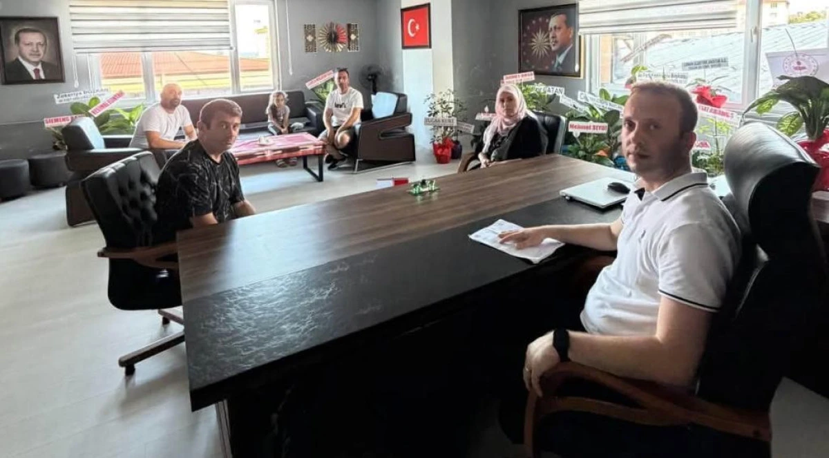 RİZE'DE YENİ BAŞKANA  YOĞUN ZİYARET&Ccedil;İ