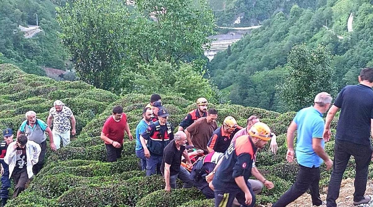 RİZE'DE ZAMANLA YARIŞ. T&Uuml;M EKİPLER SEFERBER OLDU