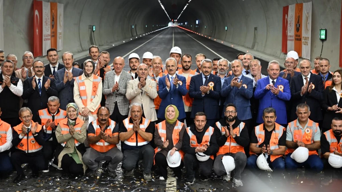 Rize'deki T&uuml;nel  yıllık 772 milyon lira tasarruf sağlayacak