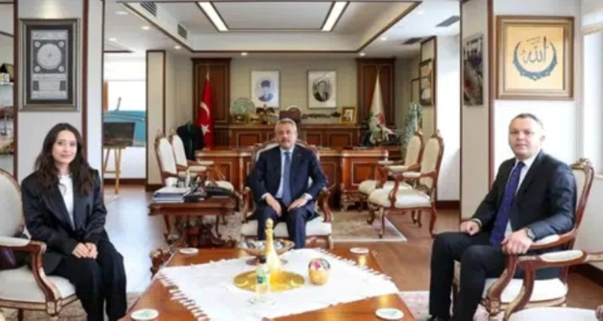 RİZELİ KAYMAKAM VE SAVCI EŞİ VALİ BAYDAŞ'I ZİYARET ETTİ