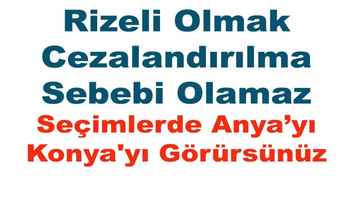 RİZELİ BÜROKRATLAR SAHIPSIZSINIZ SAHİPSİZ.